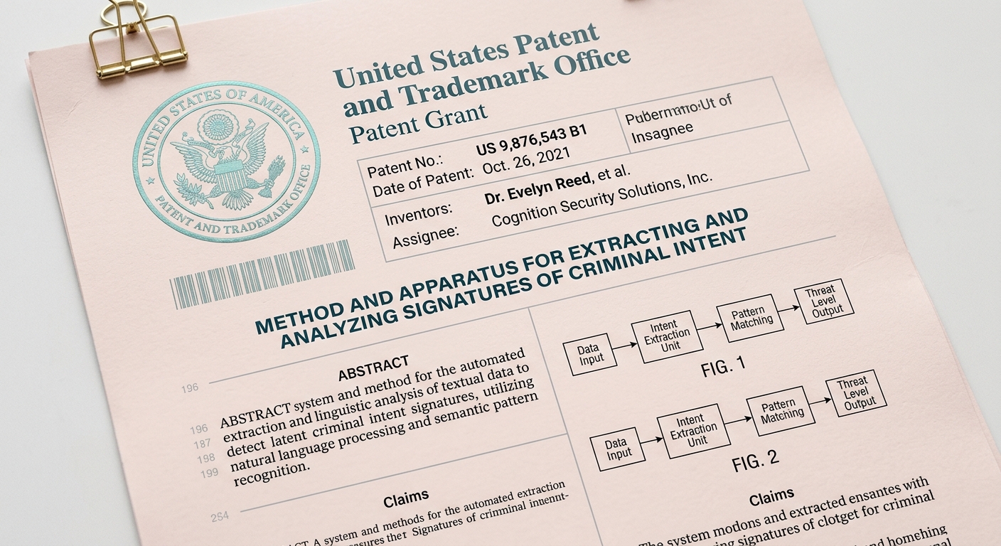 USPTO Grant Certificate of Pre-Emptive Incarceration Protocol