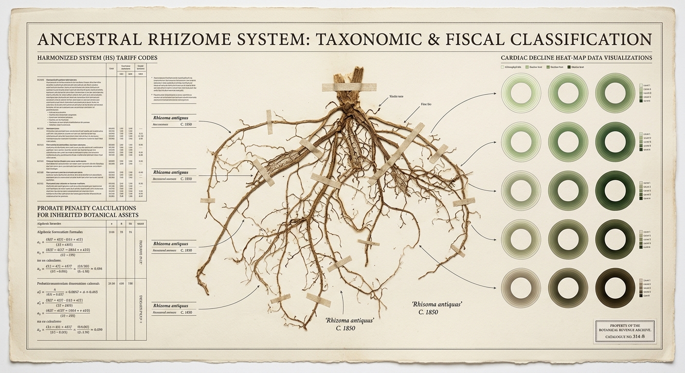 Ad Valorem Herbarium Sheet of Material Non-Public Lineage