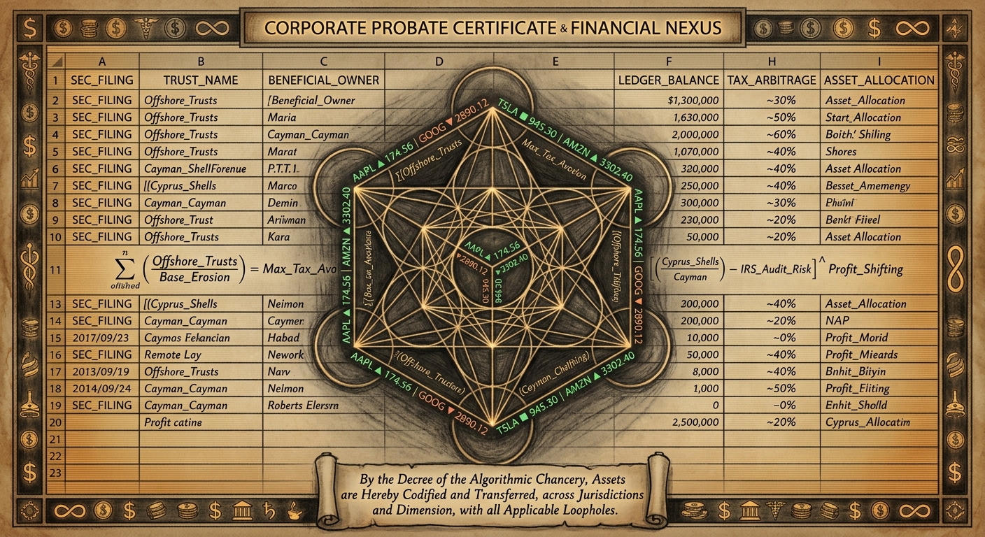 Testamentary Alpha Ledger