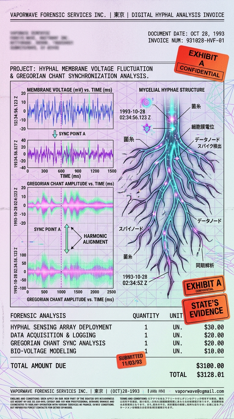 Hyphal Oscillogram / Psalm 130 Spectral Audit