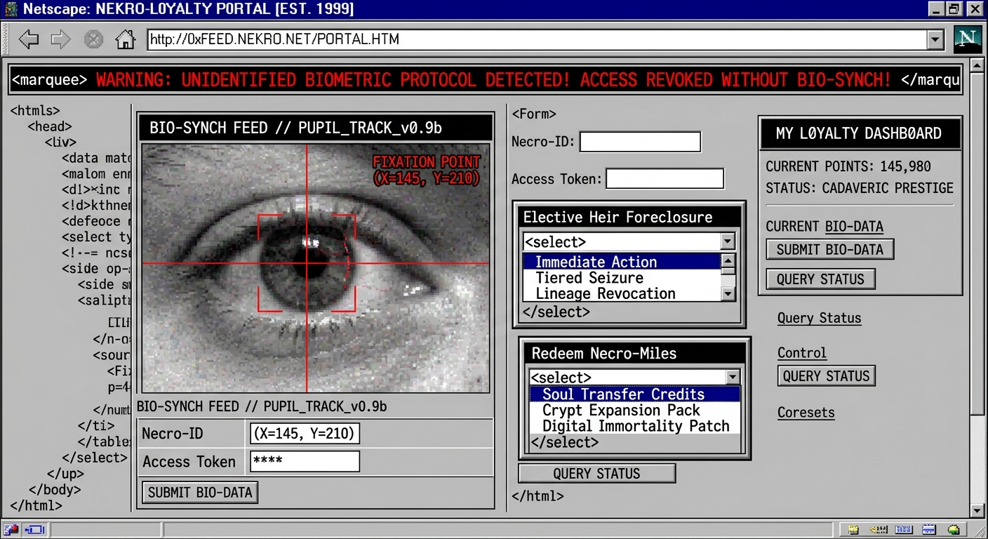 Statutory Retinal Surrender Terminal UI