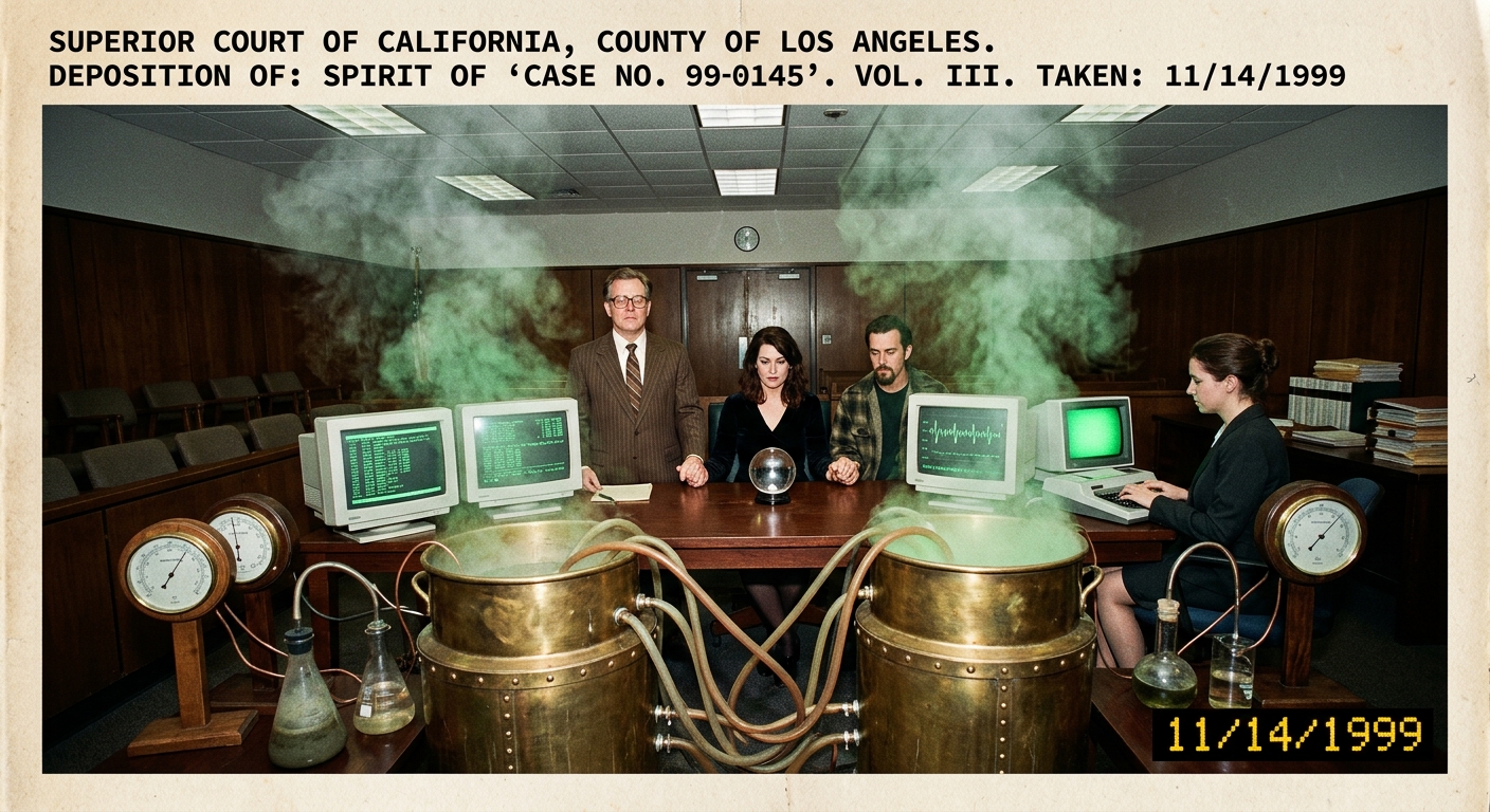 Surveillance Still: Boardroom Séance Chamber 04 (Nov 1999)