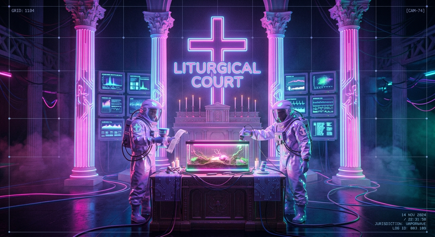 The Liturgy of the Residual Biomass (Courtroom Broadcast)