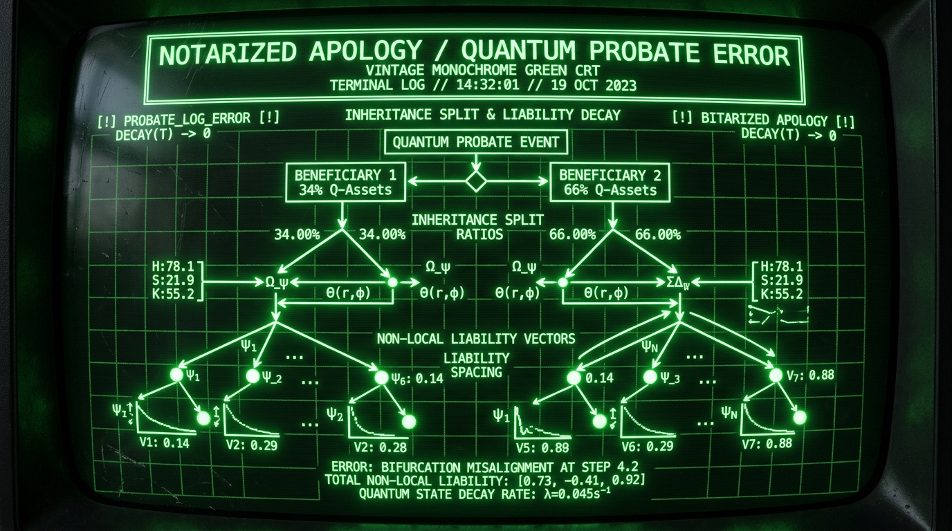 Entangled Probate Collapse Matrix (Bell Test 0.89)