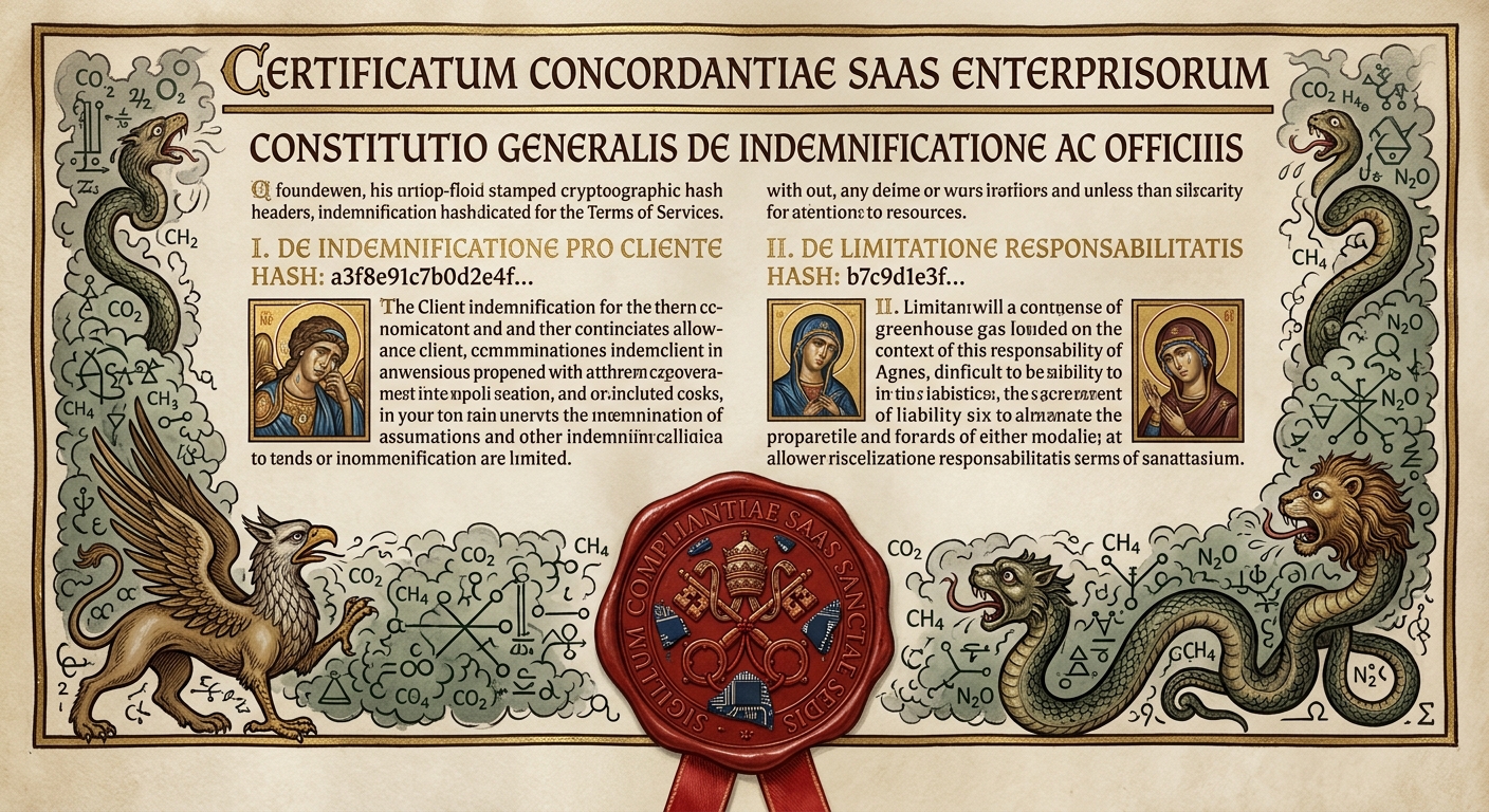 Apostolic Indulgence & Non-Repudiation Waiver