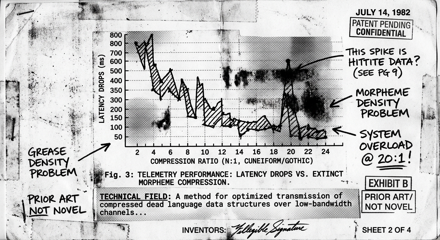 Comparative Telemetry Chart: NASDAQ ASCII vs. Tocharian B Suffix Arrays